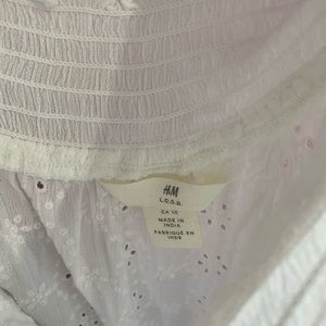 White off the shoulder blouse